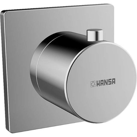 HANSA Parte del coperchio per deviatore HANSA 0287 Rosone quadrato Rosone rotondo cromo, 02879172 (1/3)