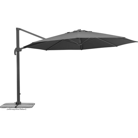 Schneider - Ombrellone Rhodos Grande Antracite, ca. 400 cm di Diametro (1/5)