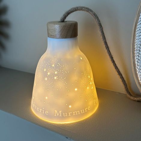 Suspension ou lampe Baladeuse Rosinette Modèle Lettres Poésie