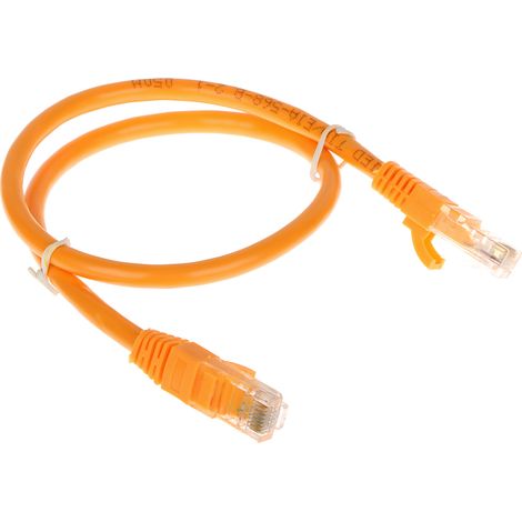 Cable de conexión RJ45/6/0.5-NARANJA 0,5 m
