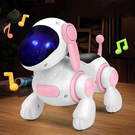 Chien Robot - Marche Et Aboie - Jouet Interactif Pour Enfants 3 À 8 Ans - Intérieur Extérieur - 16 x 14 x 10 cm - En Plastique - 170 g (1/5)
