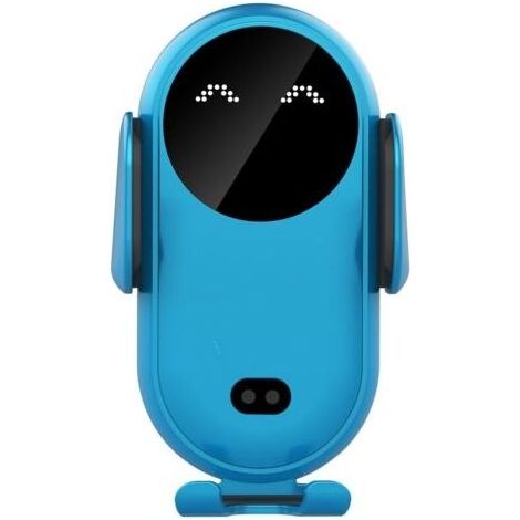 Chargeur sans Fil de Voiture, Support de téléphone de Voiture pour Prise d'air, Support de téléphone de Voiture Universel Station de Charge inductive pour Voiture (Bleu) (1/5)