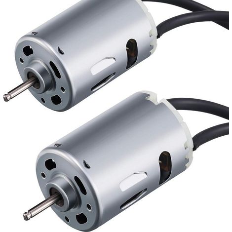 Lot de 2 moteurs de ventilateur d'échappement pour campingcar 12 V Compatible avec Heng's, Elixir, Ventline, Jensen et pales (1/5)