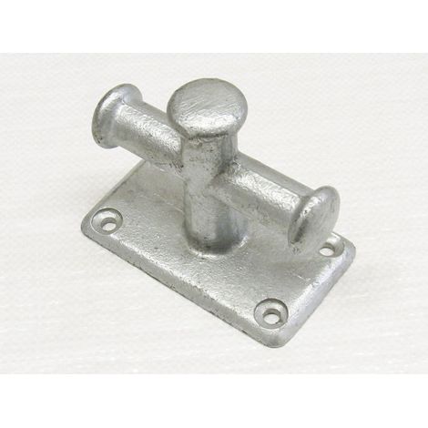 140MM Galvanised Bollard Cleat - Deck Boat Rope Marine (1/2)
