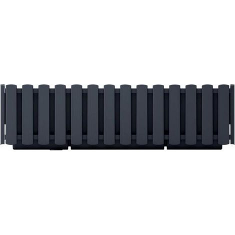 Jardinière À Suspendre Balcon - 580 x 180 x 162 mm - Plastique Résistant Aux UV - Intérieur Et Extérieur - 1 Pièce