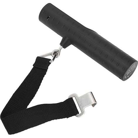 Balance électronique de bagages à écran LCD, crochet de pesage numérique, verrouillage automatique, portable, batterie intégrée (1/5)