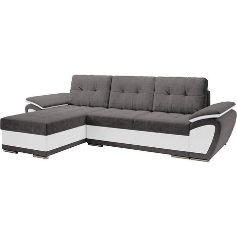 Canapé d'angle Arvada 114 , Fonction de couchage, Boîte de literie, 267x156x97cm, 0 (1/7)