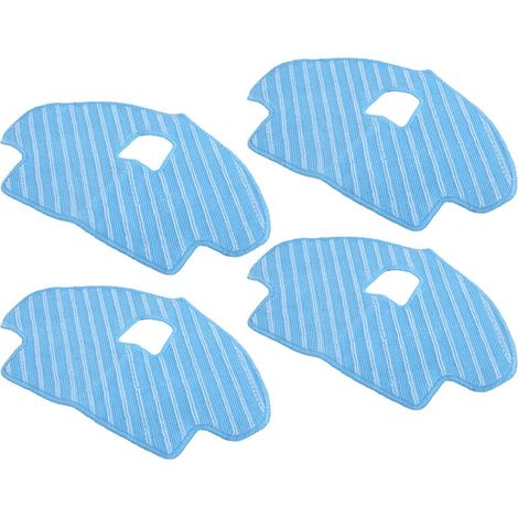 Tampons de vadrouille lavables et réutilisables pour aspirateur ECOVACS DEEBOT OZMO 930/610, 4 chiffons de vadrouille, lingettes de nettoyage durables (1/5)