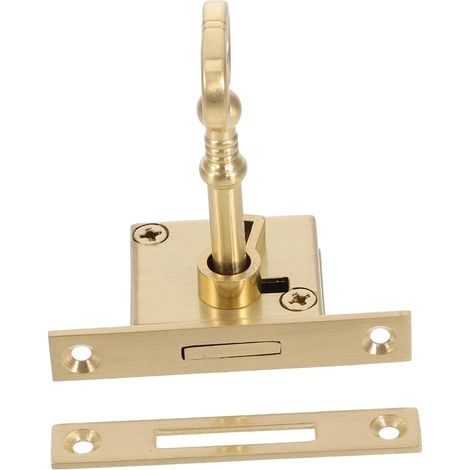 Serrure carrée en laiton pour armoire, lot de 1 (1/5)
