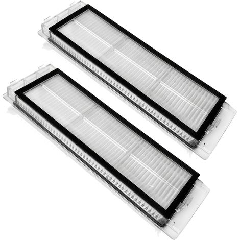 Packung mit 2 waschbaren HEPA-Filtern, kompatibel mit Roborock S5 MAX, S6 MAXV, S5, S6, S6 Pure, E4, E5, S4, S4MAX (1/5)
