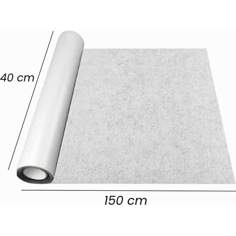 Feutrine Autocollante Gris Clair 1mm, 40×150cm Rouleau Feutrine Tissu Autocollant Découpé sur Mesure aux Pieds de Canapé, Pieds de Table, Pieds de Chaise, de Boîte DIY, Dessous de Verre (1/5)