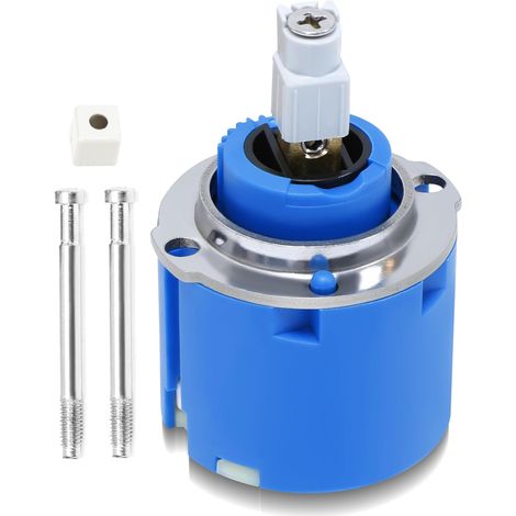 46048000 Cartouche en céramique à commande unique compatible avec Grohe, 46 mm, pièces de rechange pour robinet de cuisine (1/5)
