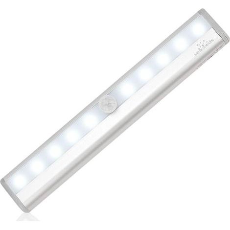 Lampe Détecteur de Mouvement - 10LED - USB Rechargeable - 200 Lumen - 500mAh - Intérieur (1/5)