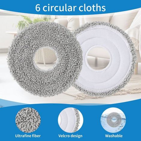 Kit 24 Pièces Pour Robot Aspirateur - Brosse Principale Et Sacs - Plastique Et Tissu - Filtration HE MASQUE - MOUFLE - CHAUSSONS CH (1/5)