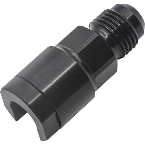 Adaptateur EFI femelle à déconnexion rapide 6AN vers 3/8, raccord en aluminium, filetage mâle AN6 vers conduite de carburant 3/8 po. (1/5)