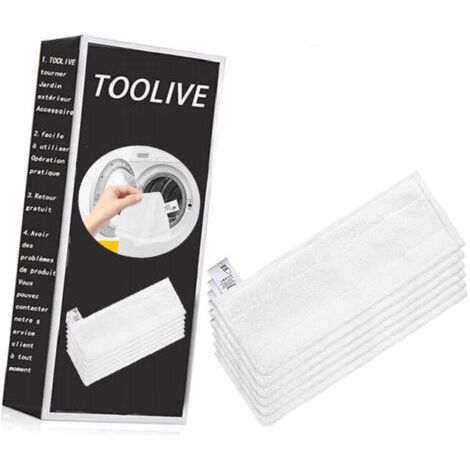 5 PCS Bonnettes Microfibre pour SC5 SC3 Easy Fix Kärcher, Lingettes Remplacement pour Kärcher Nettoyeur Vapeur Séries de SC EASY FIX