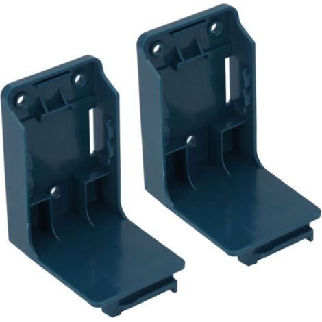 Lot de 2 supports de batterie à double usage ABS sans bavure pour outils électriques et outils électriques 18 V