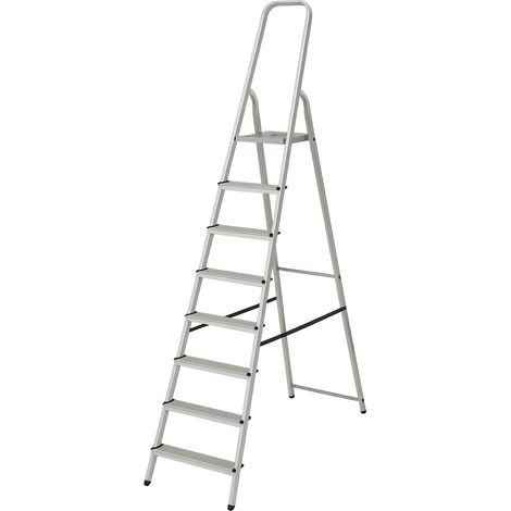 SCALA IN ALLUMINIO ALFA EUROSCALA EN131- 7 gradini cm.51x210h (149h pedana) kg.7 - 1 pezzi FACAL