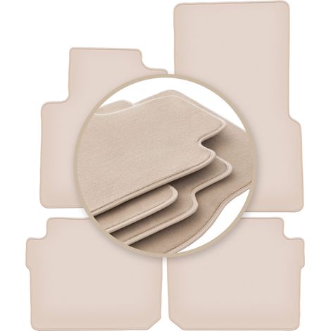 Premium-Fußmatten in Beige für: Smart ForFour I Schrägheck 2004-2007 (1/5)
