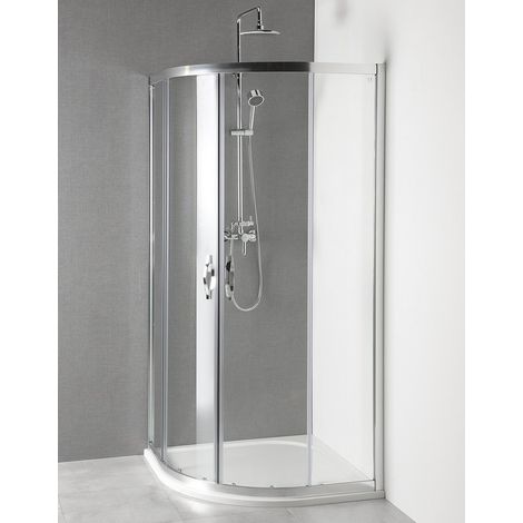 AKCE - Paroi de douche quadrant 900x900mm, verre clair (1/4)