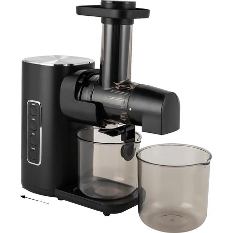 Extracteur de jus, Extraction de jus efficace, Facile à nettoyer, 220V, noir (1/2)