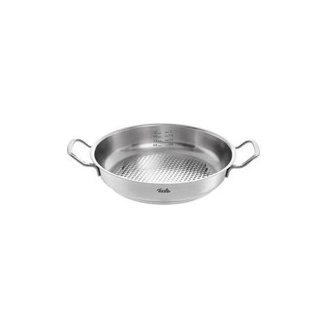 Fissler 084-388-28-100-0 Original-Profi Collection Padella da portata in acciaio inox 28 cm 3 L adatta a tutte le fonti di calore inclusa induzione con scala di misurazione integrata colore Argento (1/2)