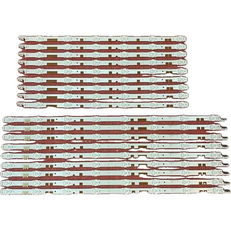 Ruban LED, longueur 1137 mm, compatible avec plusieurs panneaux LED, source d'alimentation DC, durée de vie moyenne 100000 heures, type SMD (1/5)