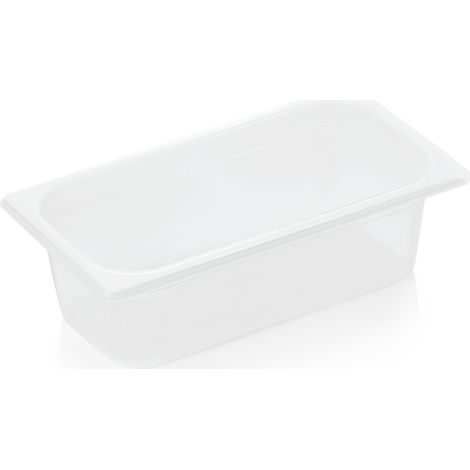 Bac GN 1/3 polypropylène H 100 mm 3,5 ltr transparent GN 89 - Was Germany