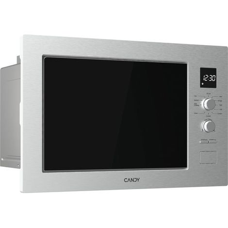 Candy CA38FL7NWXW. Posizionamento dell'apparecchio: Da incasso, Tipo di prodotto: Microonde con grill, Capacità interna: 25 L, Potenza Microonde: 850 W, Display incorporato, Tipo di controllo: Puls...