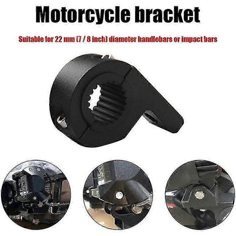 Kit de fixation pour phare de moto, colliers de serrage pour tube, fixation pour phare de moto, pièces détachées pour moto (Espagne) (1/5)