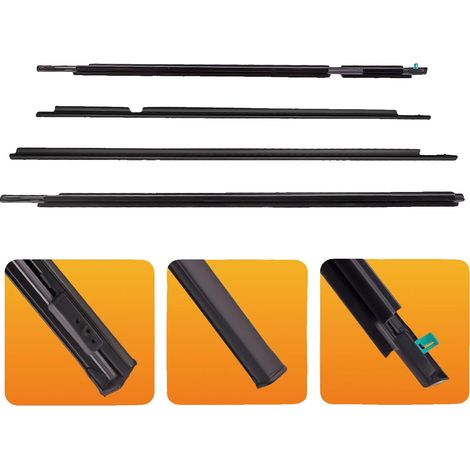 Tira de sellado, material de caucho, 5,5 metros de largo, compatible con SUV de tamaño completo, resistente a la intemperie, no tóxica. (1/5)