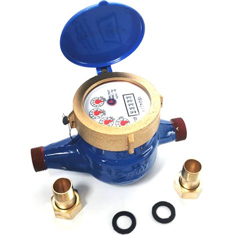 Débitmètre d'eau du robinet, Type Rotor DN15, sortie sèche et froide pour coque en fer domestique (1/5)