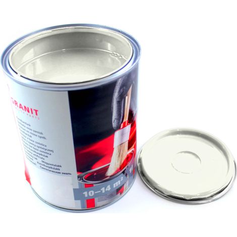 Vernice grigia Kemper, vernice bianca Nopolux Wickens Granite, lattina da 1 litro (1/2)