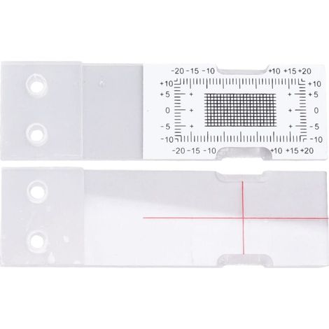 Calibrador de comparación de grietas angulares de acrílico para la medición de grietas en edificios y hormigón. (1/3)