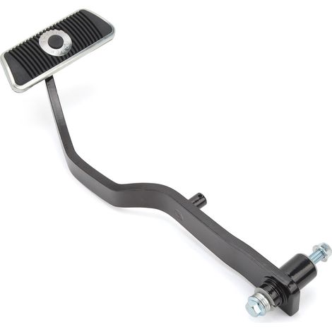 Bras de pédale de frein à assistance automatique B10520 pour Ford Mustang 1967-1969, revêtement en poudre noir. (1/5)