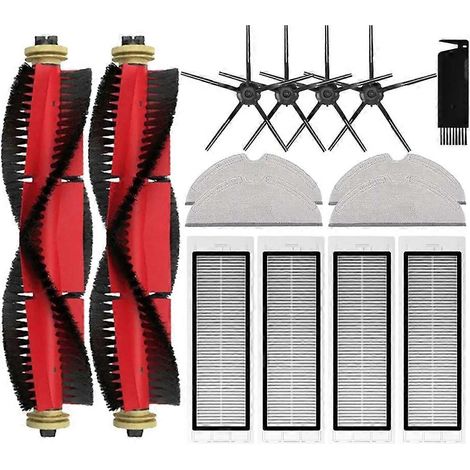 Pièces détachées pour Xiaomi Roborock S5 S50 S55 S502-02 S5 Max S6 S6 MaxV S6 Pure E4 E5 : brosse principale, filtre HEPA, serpillière (1/5)