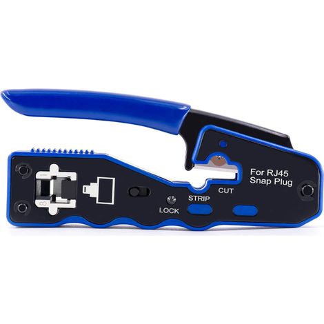 Pince à sertir pour connecteur RJ en acier, outil universel de sertissage de câble pour 8P CAT5 et 6, 8P universel (1/5)