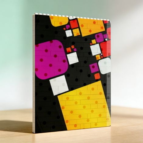 Kit construction cadre photo en briques, cadeau d’anniversaire pour lui et elle (1/5)