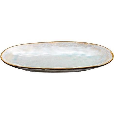 Sombra Aqua - Plato ovalado extra grande 36 x 22 cm (x2)