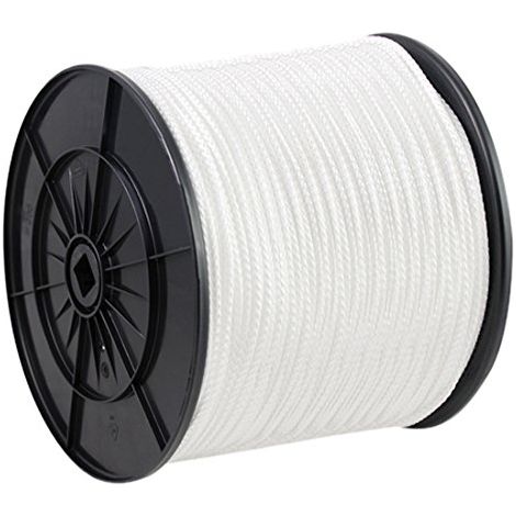 Bobine de Corde en Polypropylène Tressée 1 T Ø 10 mm x 75 m Blanc