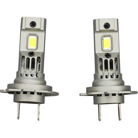 2 ampoules halogènes pour phares de voiture, ampoules LED de remplacement ultra-lumineuses, faciles à installer et étanches (IP68). (1/5)