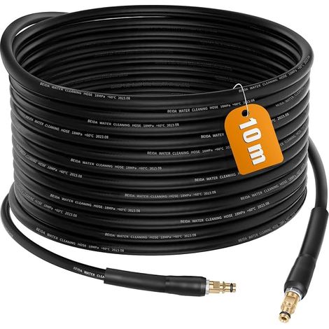 Manguera de alta presión de 10 m para Karcher K2 K3 K4 K5 K6 K7, conector rápido. (1/5)