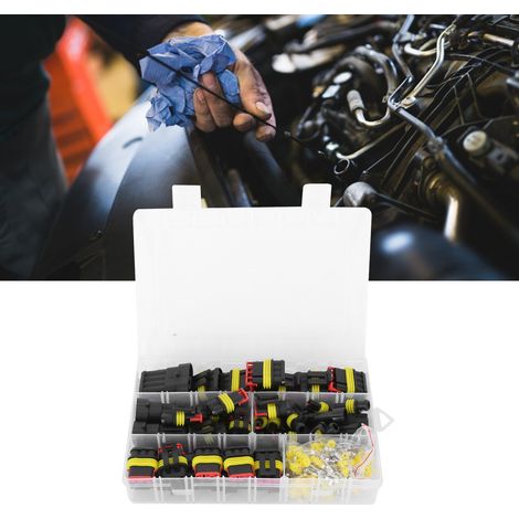 Schachtel mit 300 wasserdichten Steckverbindern für HID-Xenonlampen, Kabelbäume, Stecker und Drahtverbinder (1/5)