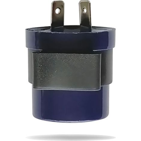 Lieferung von elektrischen Bauteilen für Motorräder: Rundhupe 6-12V, Blinker 12V. (1/4)