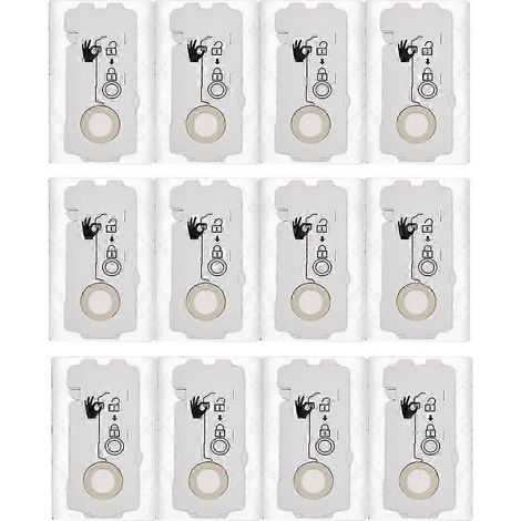 Lot de 12 sacs pour aspirateur 204308 compatibles avec les modèles Festool CT Mini et CT MIDI (à partir de 2019). Accessoires pour aspirateur de haute qualité. WHBYV (1/4)