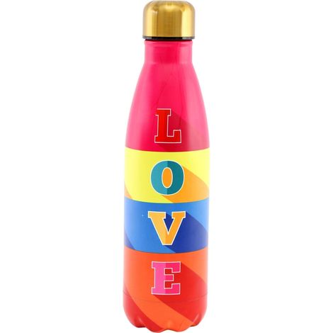 Bouteille isotherme en inox décorée 50 cl Love