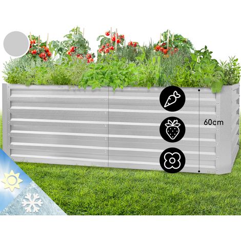 High Grow Straight Hochbeet 200x60x100cm 1200l Stahl