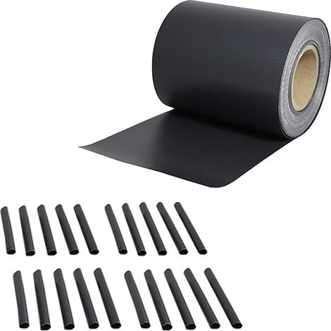 65M Privacy film in PVC Parabrezza Schermo a doppia asta stuoie opache