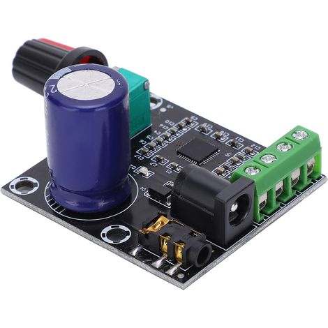 Module de carte amplificateur double canal 15 W x 2 HD haute puissance PAM8610 12 V pour tests DIY (1/5)