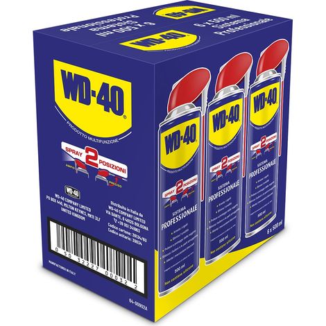Wd 40 Lubrificante Spray Multiuso 5 Funzioni 500 ml 500 ml Spray C 6 Pezzi (1/5)